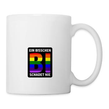 Ein bisschen Bi schadet nie - Tasse - Weiß - Rechts