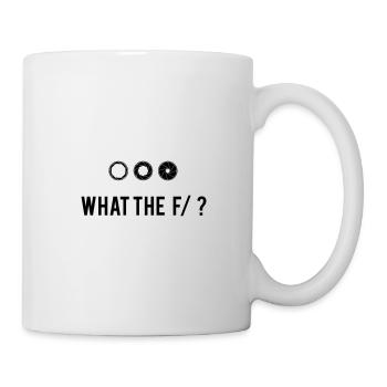 WHAT THE F /? - Mug - white - Right