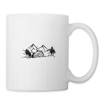 Cabin in the Hills - Mug - white - Right