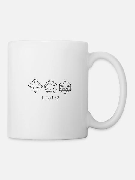Eulerian plyed substitute (Euler formula) - Mug - white