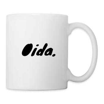 Oida - Tasse - Weiß - Rechts