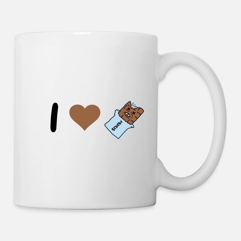I_love_Schoki - Mug blanc - blanc