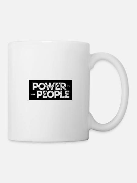 Power to the People - Mug - white