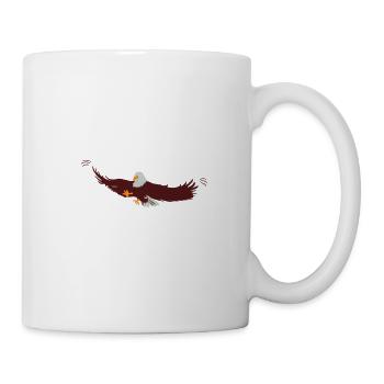 Eagle | Adler > Vectorgraphic - Tasse - Weiß - Rechts