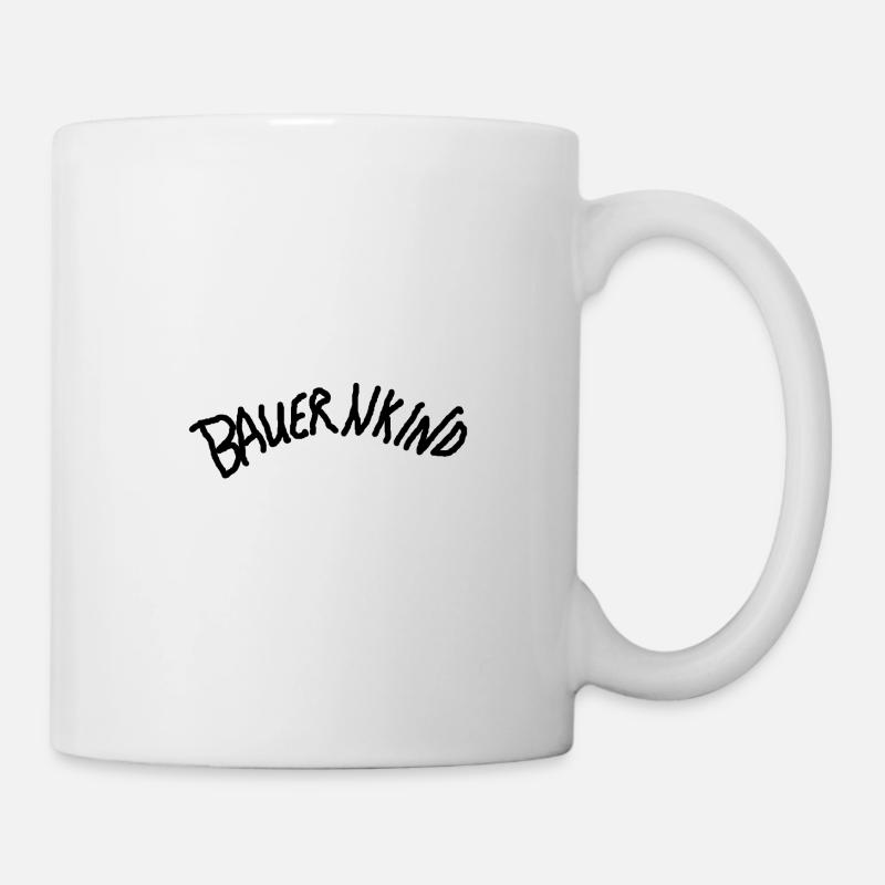 Bauernkind - Tasse - Weiß