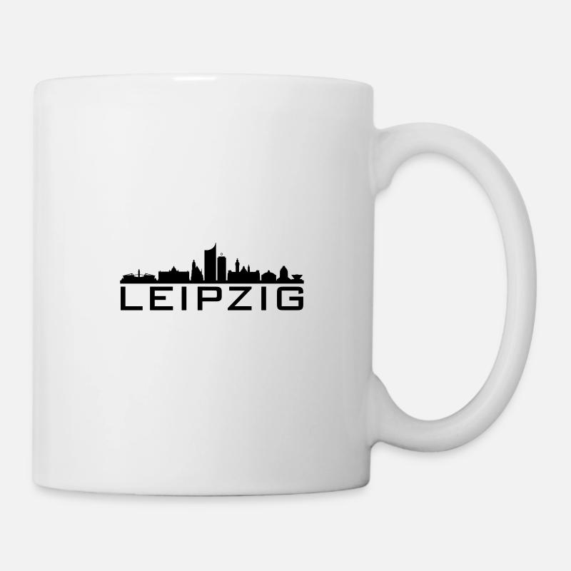 LEIPZIG Sachsen Deutschland Skyline Stadt - Tasse - Weiß