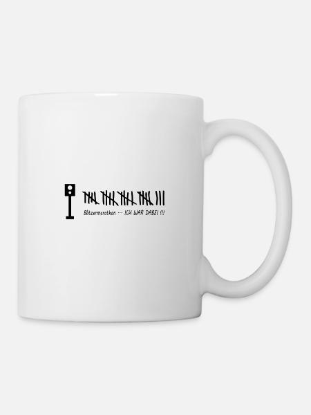 Blitzermarathon - Tasse - Weiß