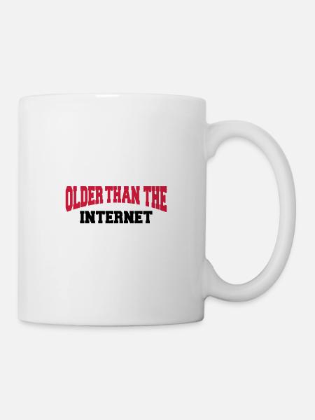Older than the internet - Mug - white