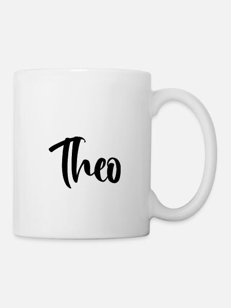 Name - Theo - Tasse - Weiß