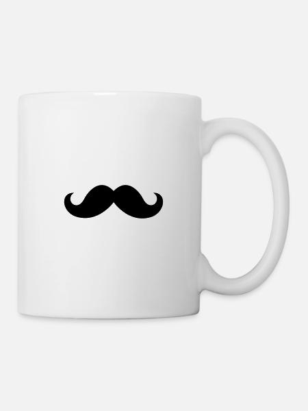 Mustache - Mug - white