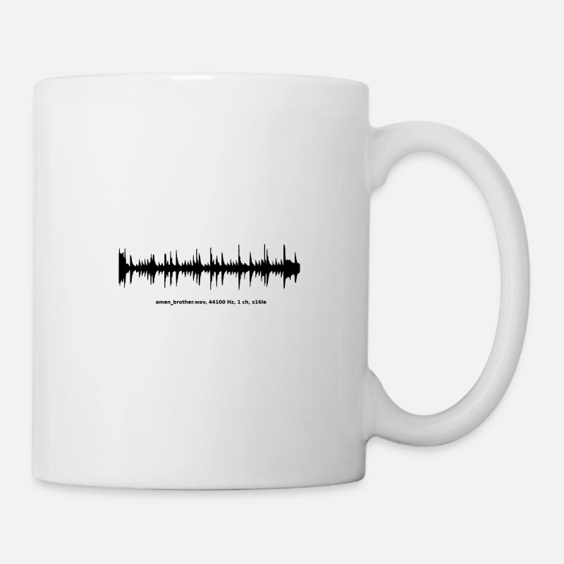 Amen break (black) - Mug - white