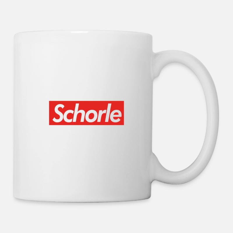 Schorle - Geschenk - Tasse - Weiß
