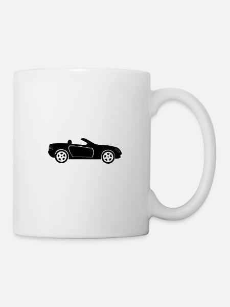 auto - Tasse - Weiß