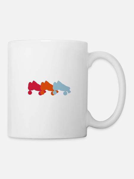 inline skates - Mug - white