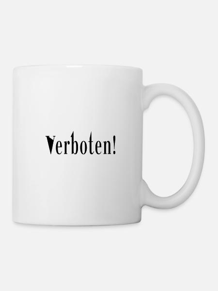 Das ist verboten! - Tasse - Weiß