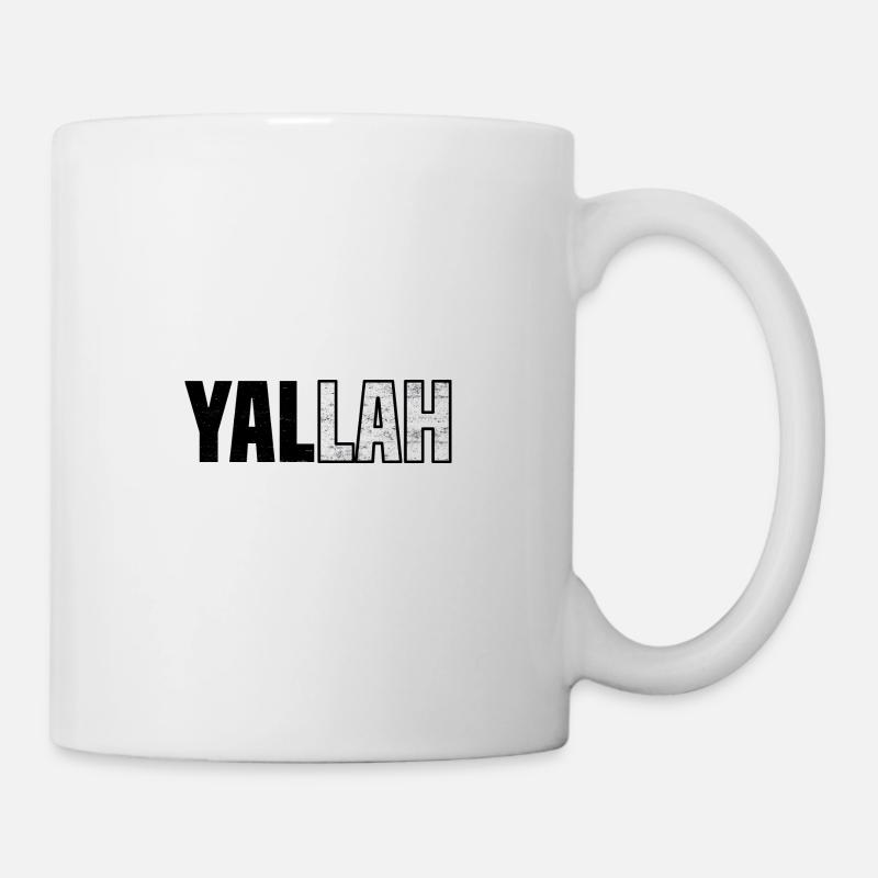 Yallah Habibi | Cadeaux Arabes Arabes Habibo - Mug blanc - blanc