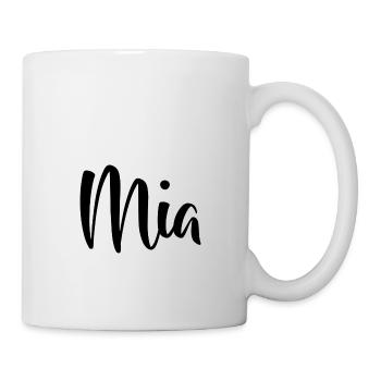 Name - Mia - Tasse - Weiß - Rechts