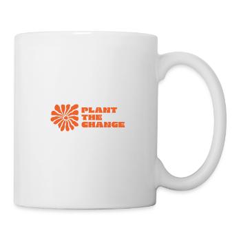Plant the Change lettering - Mug - white - Right