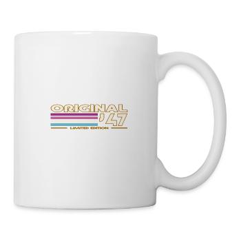 Original47 Retro Edition Stripes - Mug blanc - blanc - Droite