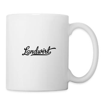Landwirt - Tasse - Weiß - Rechts