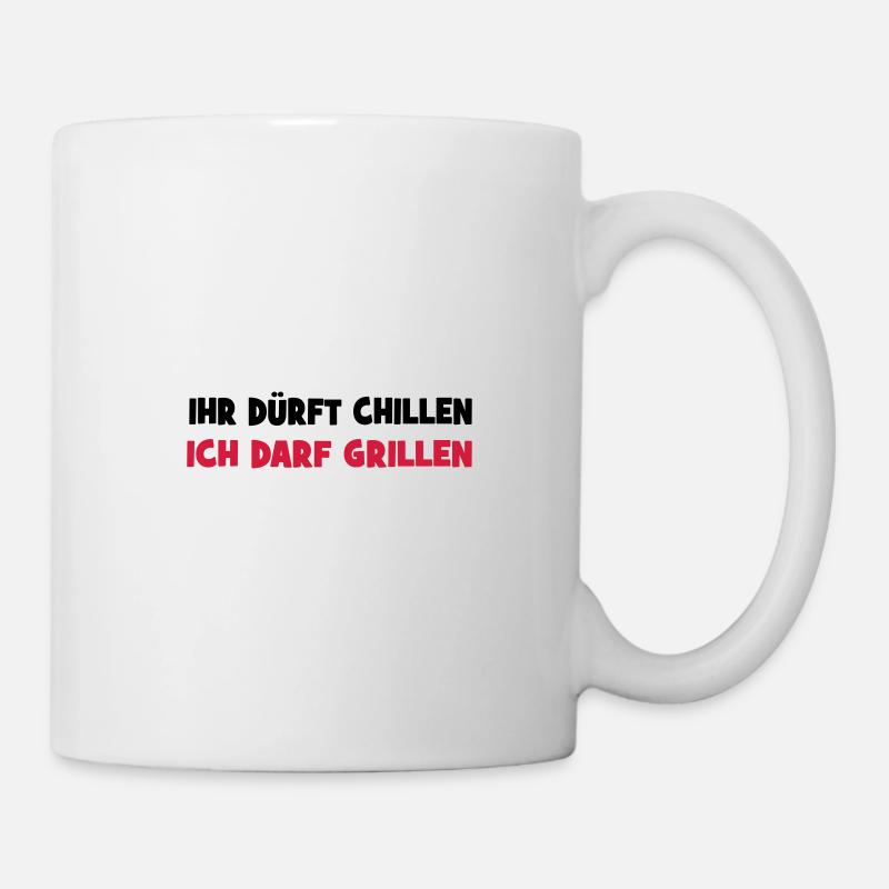 grillen - Tasse - Weiß