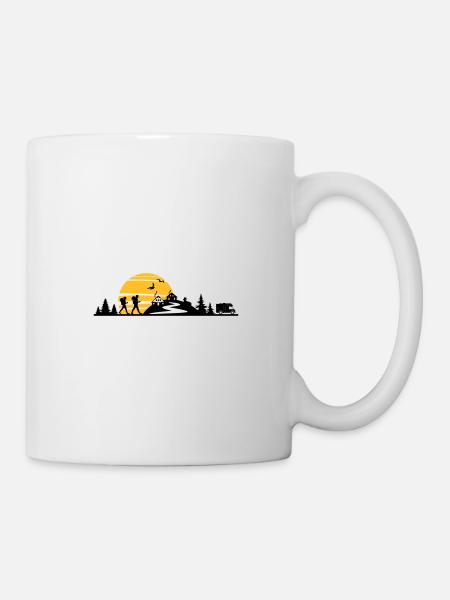 WANDERN Wanderer Forest Mountains Rv-rally - Mug - white