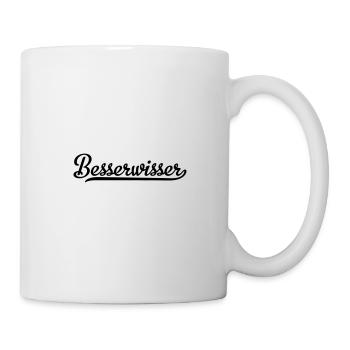 besserwisser - Tasse - Weiß - Rechts