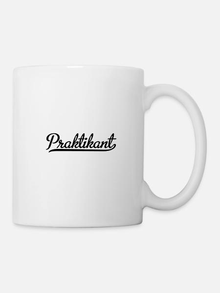 praktikant - Tasse - Weiß
