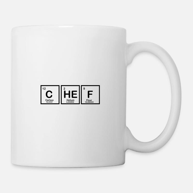 CHeF - Tableau périodique - Mug blanc - blanc