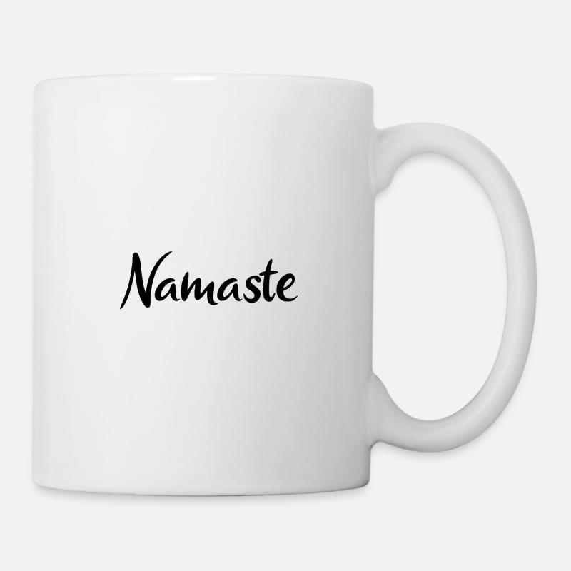 Namaste - Tasse - Weiß