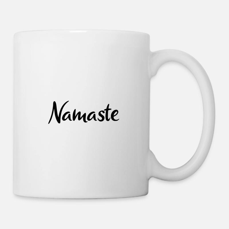 Namaste - Tasse - Weiß