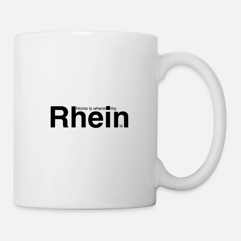 Home is where my Rhein is - Mug - white