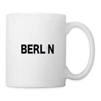 Berlin Souvenir Deutschland Geschenk Skyline - Tasse - Weiß - Rechts