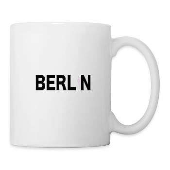 Berlin Souvenir Deutschland Geschenk Skyline - Tasse - Weiß - Rechts