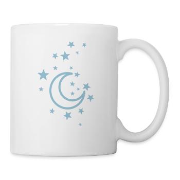 moon and stars - Mug - white - Right