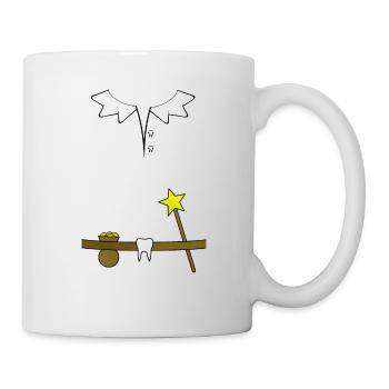 Zahnfee - Tasse - Weiß - Rechts