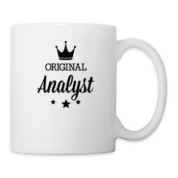Original drei Sterne Deluxe Analyst - Tasse - Weiß - Rechts