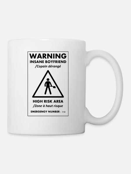 INSANE BOYFRIEND - Tasse - Weiß