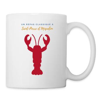 22 - Homard Fr - Mug blanc - blanc - Droite