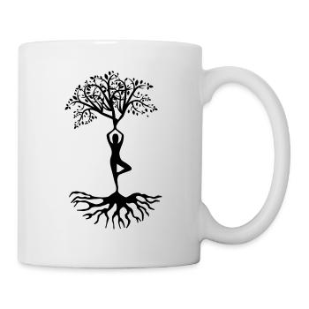 Yoga Tree Nature Harmony Environment Life Earth - Mug - white - Right