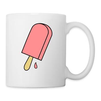 Eis - Tasse - Weiß - Rechts
