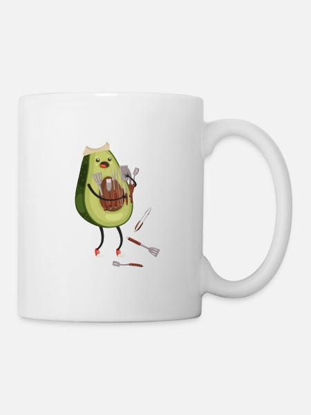 Avocado - Tasse - Weiß