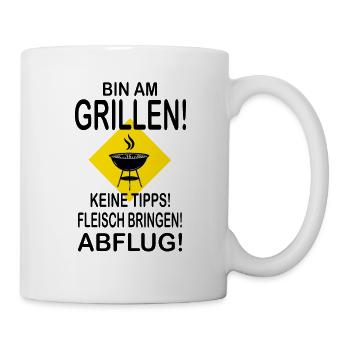Barbecue - Mug blanc - blanc - Droite