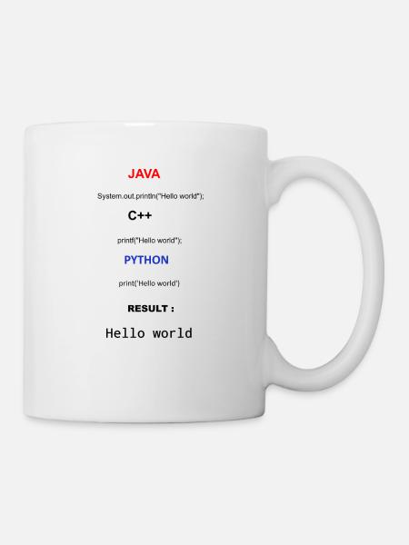 Hello World - Mug - white