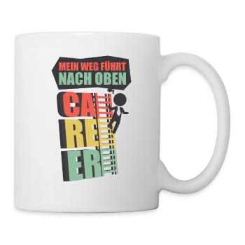 Beförderung Karriere Beruf Geschenk - Tasse - Weiß - Rechts