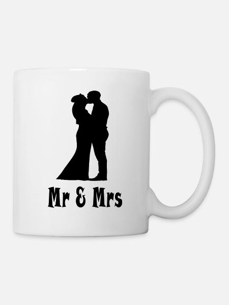 Mr Mrs - Mug - white