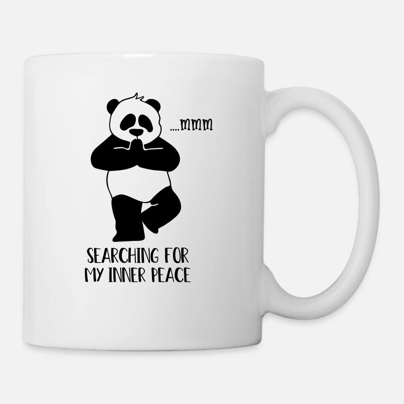 Yoga Panda - Tasse - Weiß