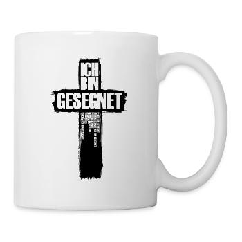 Jesus Christus Geschenk Kreuz - Tasse - Weiß - Rechts