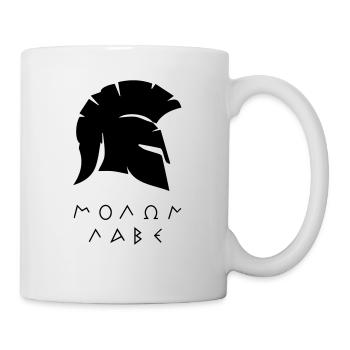 spartan molon labe - Mug - white - Right