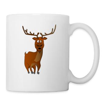 Renne - Mug blanc - blanc - Droite